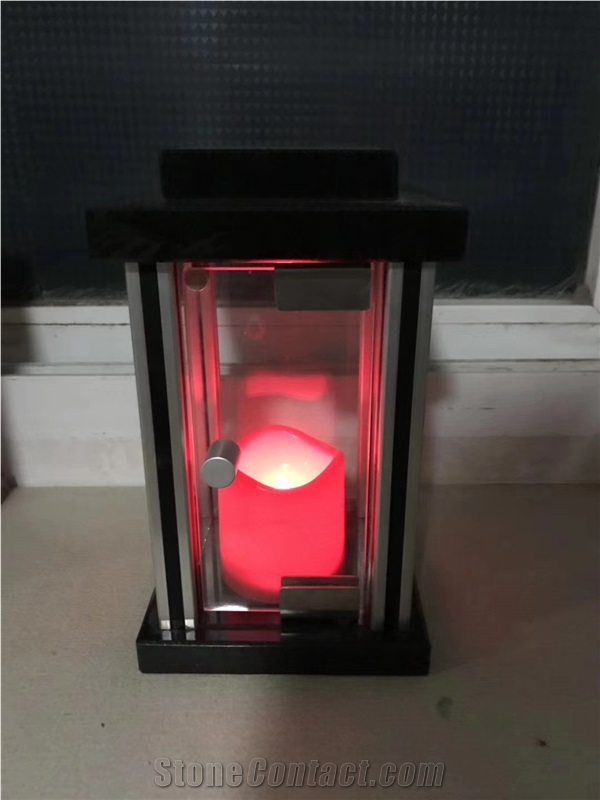 Memorial Accessories Granite Monumental Lantern