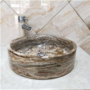 Multicolor Jade Onyx Stone Basin,Sinks