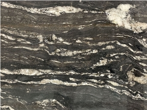 Nebula Black Cosmic Granite Kitchen Countertops