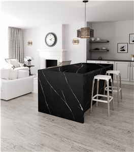 Nero Marquina Marble Custom Kichen Countertops