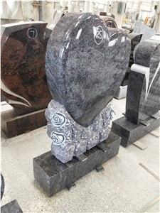 Orion Blue Granite Engraved Single Monuments