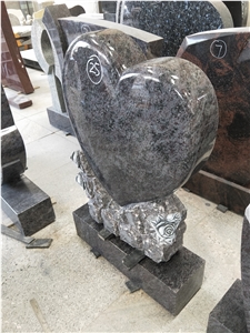 Orion Blue Granite Engraved Single Monuments