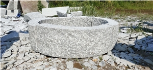 Pineapple Face Roadside Garden Radius Kerbstone
