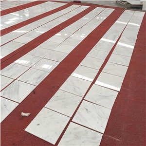 Polished Calacatta Ducale Marble Ashlar Pattern