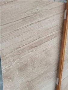 Polished Daino Beige Marble Ashlar Pattern