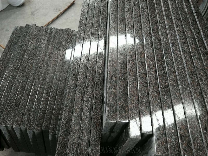 Polished Royal Brown Shandong Granite Pattern