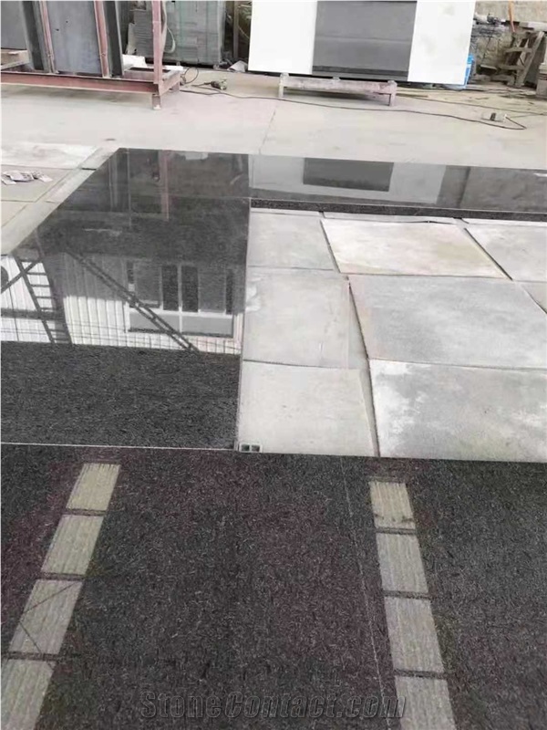 Polished Royal Brown Shandong Granite Pattern