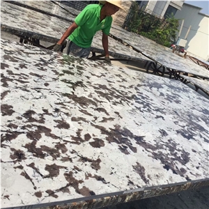 Polished Silver Mountain Granite French Pattern