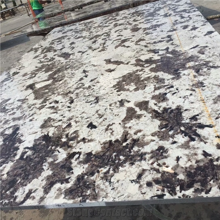 Polished Silver Mountain Granite French Pattern