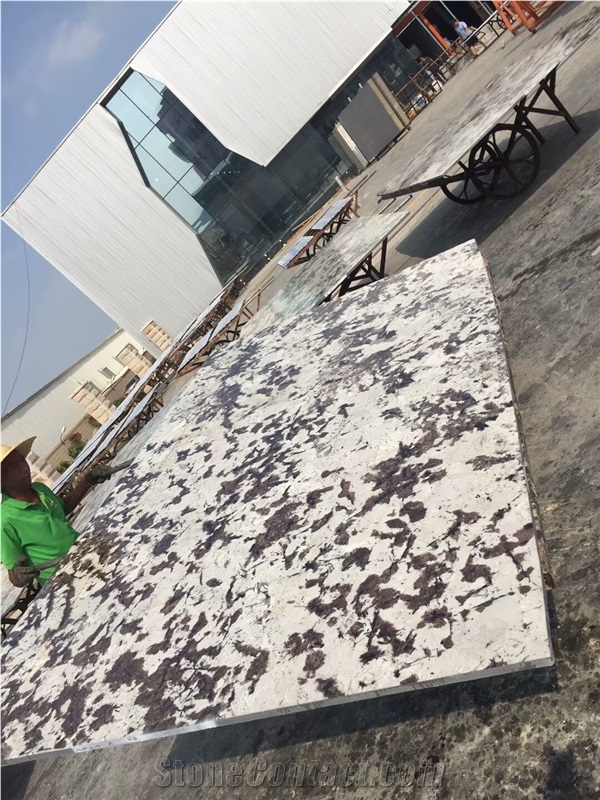 Polished Silver Mountain Granite French Pattern