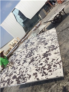 Polished Silver Mountain Granite French Pattern