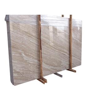 Polished Turkish Daino Beige Marble Pattern