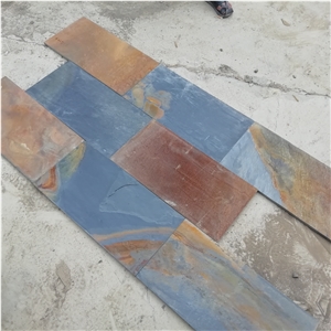 Rustic Slate Tiles Exposed Stone Texture