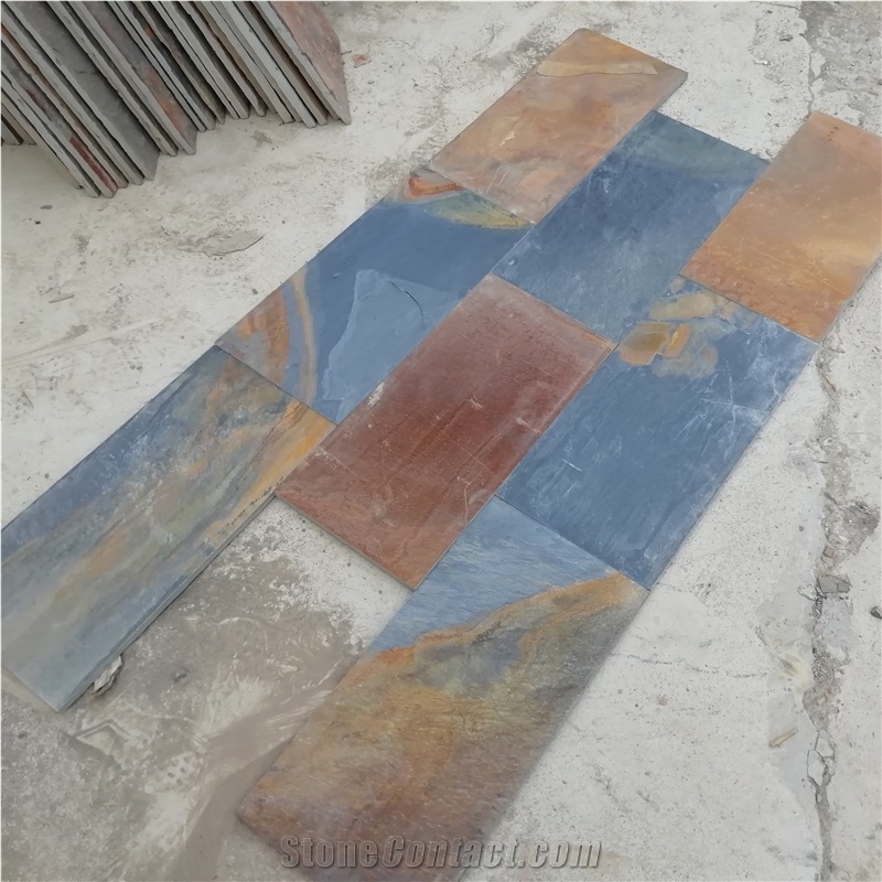 Rustic Slate Tiles Exposed Stone Texture
