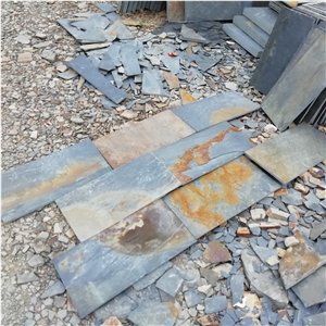 Rustic Slate Tiles Exposed Stone Texture