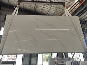 Statuario White Quartz Slabs 3cm Worktops