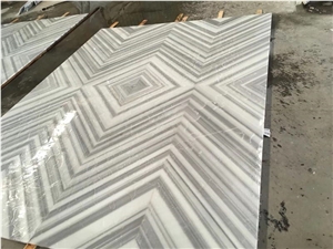 Turkey White Marmara Zabra Marble Slabs for Wall