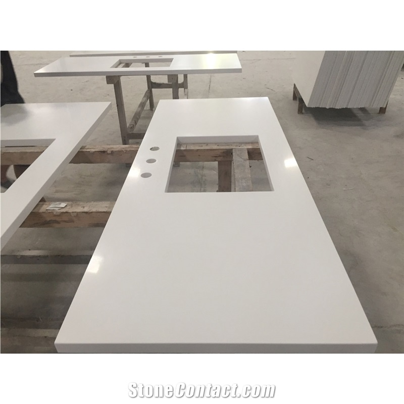 White Quartz Stone Countertop with Perfect Price