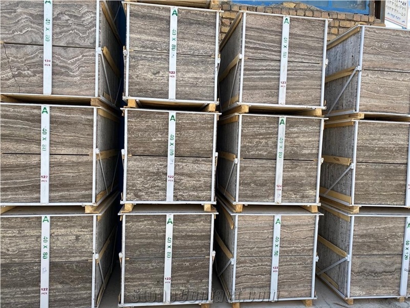 Silver Travertine Tiles