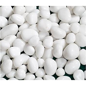 Snow White Pebble Stone for Decoration Snow White Pebble Stone for Decoration