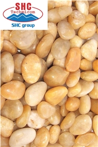 Yellow Marble Pebble Stone