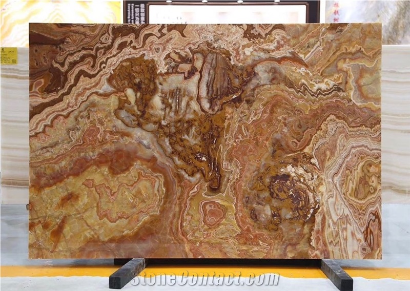 Turkey Tiger Onyx Vein Cut Slabs