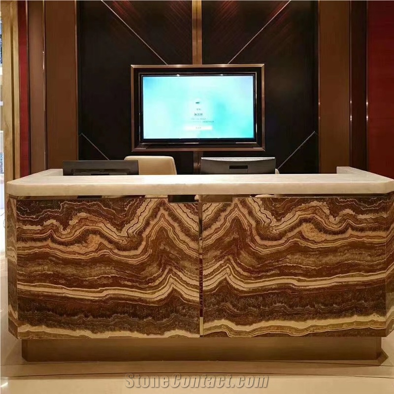 Turkey Tiger Onyx Vein Cut Slabs