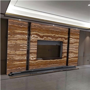 Turkey Tiger Onyx Vein Cut Slabs