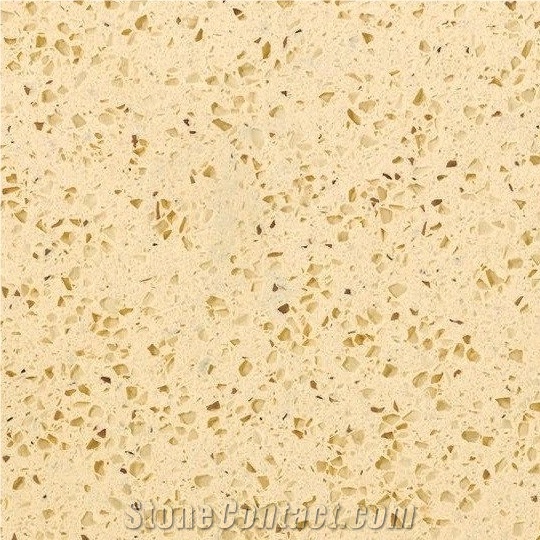 Beige Monochrome Quartz Slabs