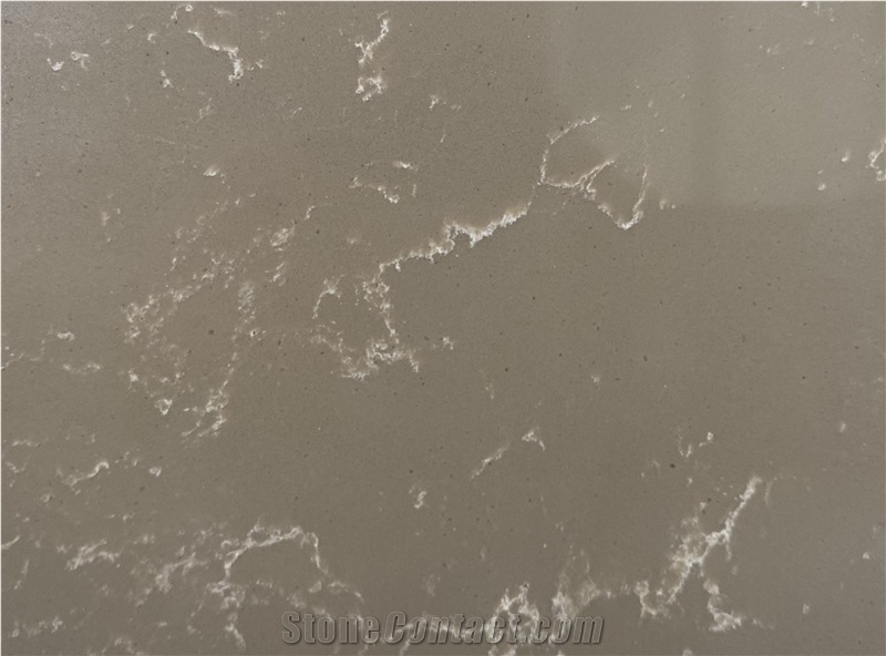 Brown Pattern Quartz Slabs