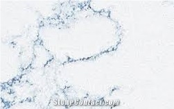 Carrara Blue/ Black Quartz Stone Slabs