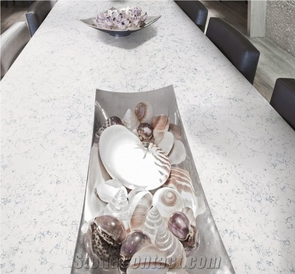 Carrara Blue/ Black Quartz Stone Slabs