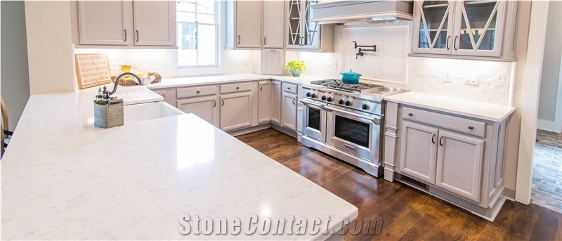Carrara Quartz Stone Slabs