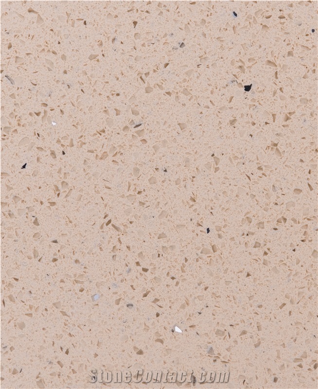 Coral Monochromatic Quartz Slabs