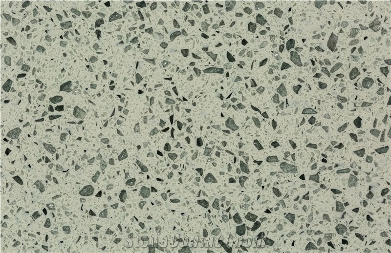 Dark Jade Green Quartz Slabs