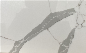 Ivory Calacatta Laza Quartz Slabs