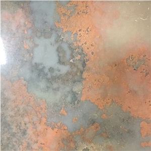 Orange Ash Quartz Slabs
