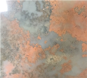 Orange Tint Quartz Slabs