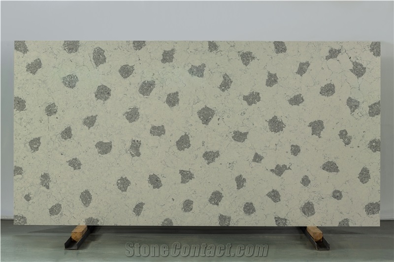 Polka Dots Quartz Slabs