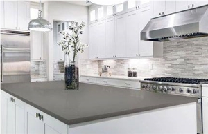 Pure Color Quartz Kitchen Countertop