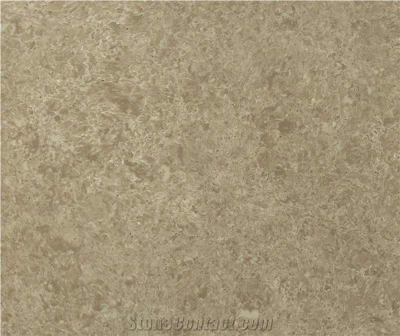 Sand Brown Textured Quartz Slabs