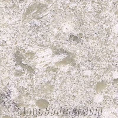 White Paradise Quartz Stone Slab