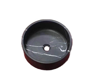 Circular Basin Black Marquina