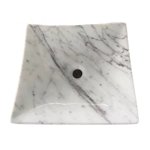 Rectangular Basin Bianco Carrara, Staturio Rectangular Basin Bianco Carrara, Staturio