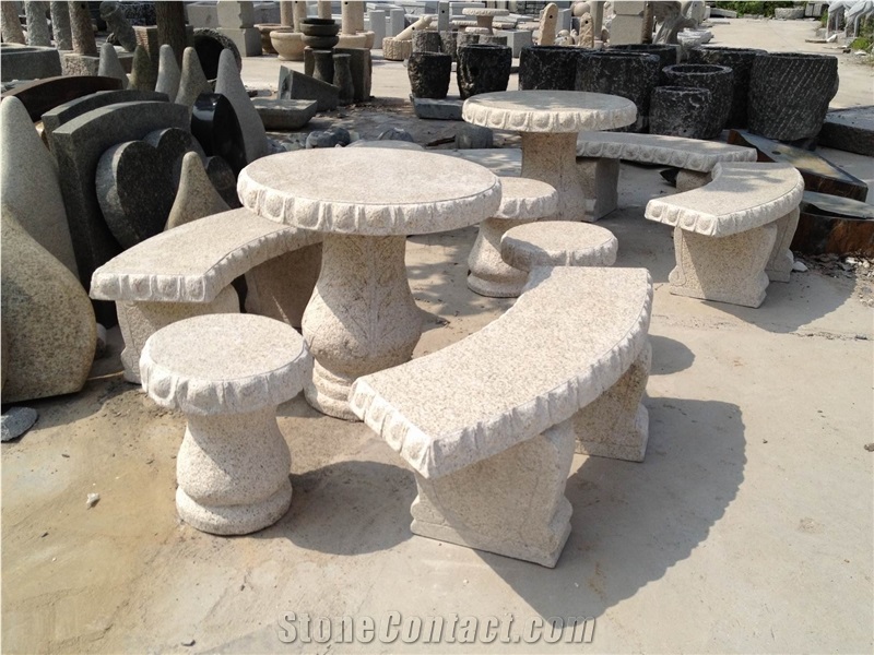 Natural Stone Patio Outdoor Tables