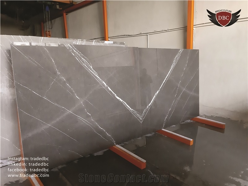 Pietra Gray Marble Block, Iran Grey Marble