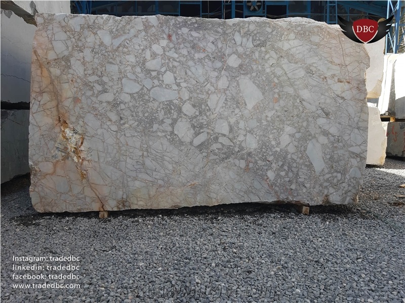 Spider Rose Marble Block, Iran Rose Marble
