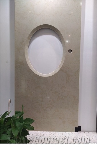 Engineered Marble Beige Prime for Vanity Top