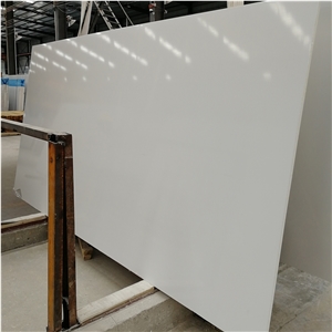 Super White Engineered Stone Slab Tiles Vanity Top