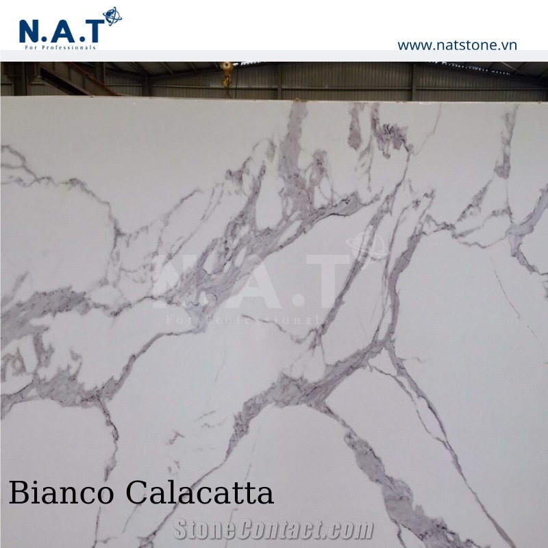 Vietnam Artificial Calacatta Engineered Marble